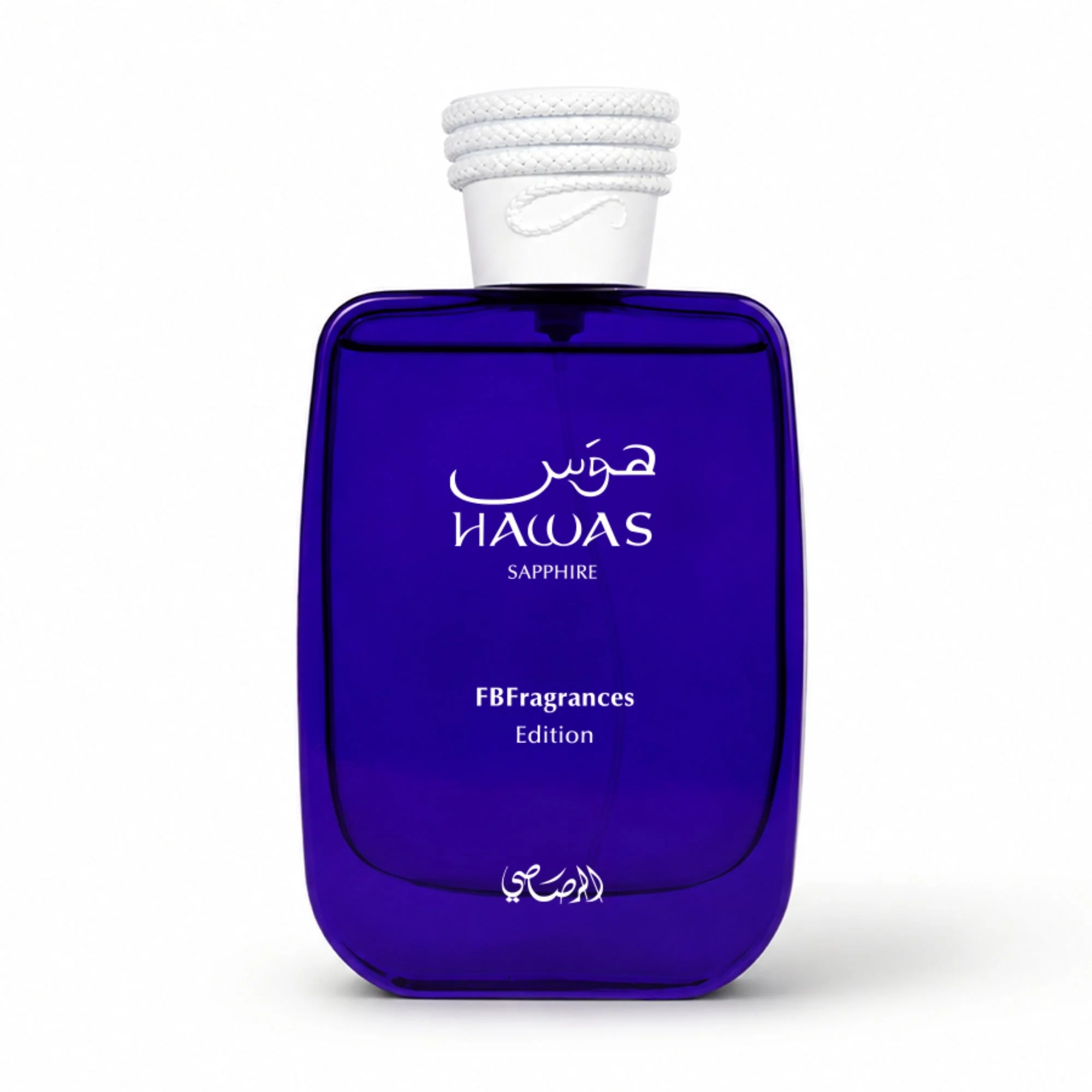 Rasasi Hawas Sapphire FB Fragrance Edition Eau De Parfum bottle
